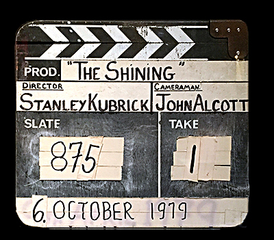 The Shining clapperboard