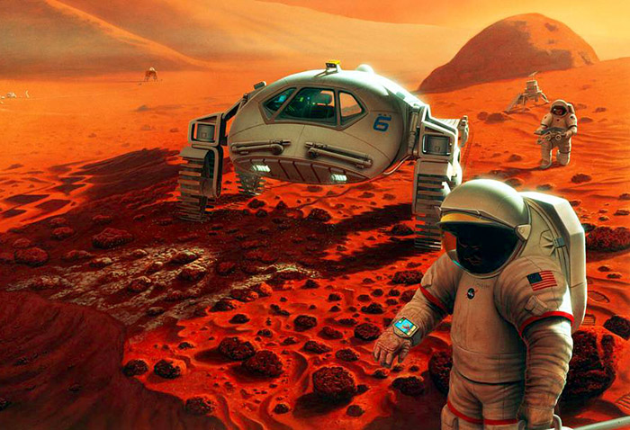 Explorers on Mars